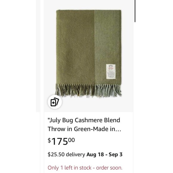 Avoca The Mill Cashmere  Wool Viscose Blend 60 X 36 Inch Throw Made In Ireland - Picture 6 of 6